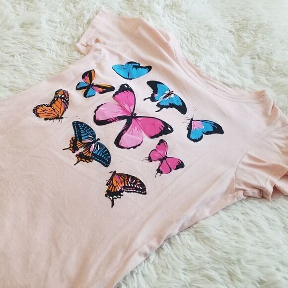 LARGE Butterfly Tee Shirt - Picture 4 of 5